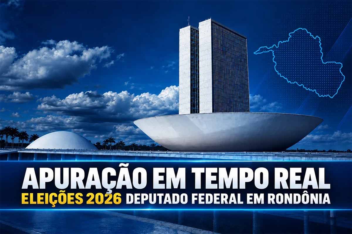 Acompanhe a apuração para deputado federal em Rondônia em tempo real