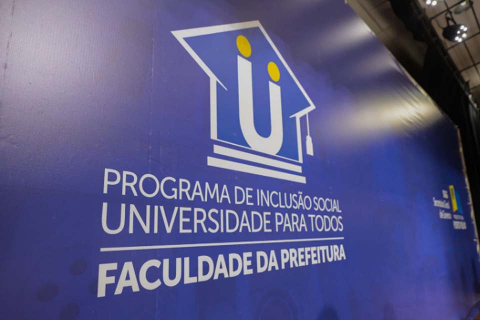 Últimos dias para inscrição no Programa Faculdade da Prefeitura de Porto Velho