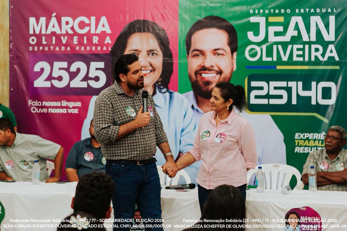 Apoio e mobilização marcam encontro de Jean Oliveira e Márcia Oliveira em Rolim de Moura