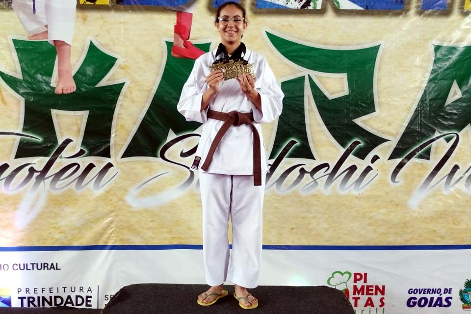 Karatê: Atleta rondoniense conquista seu terceiro campeonato brasileiro 