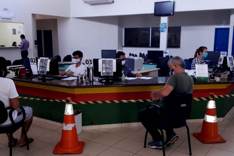 Unidade do Detran em Porto Velho atende protocolo contra a Covid-19 e reabre após servidores testarem negativos ao vírus