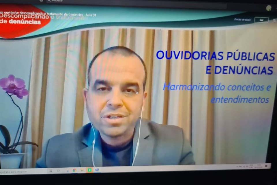 Ouvidores e interlocutores do governo de Rondônia recebem capacitação da Controladoria Geral da União