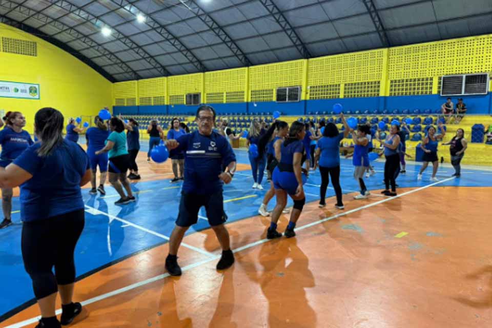 Aulão de Ritmos “Novembro Azul” agita a noite no Ginásio Dudu e reforça a importância da prevenção ao câncer de próstata