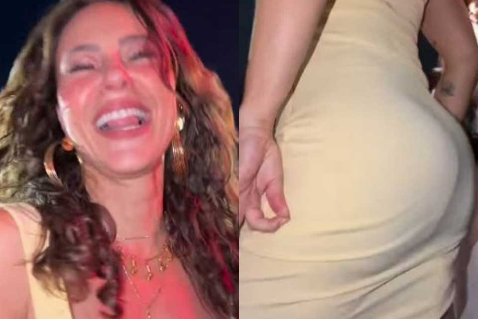 Paolla Oliveira surge na quadra da Grande Rio e recebe chuva de elogios de fãs