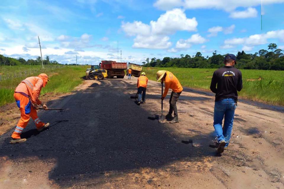 Departamento de Estradas de Rodagem recupera cerca de 100 quilômetros na Rodovia 257