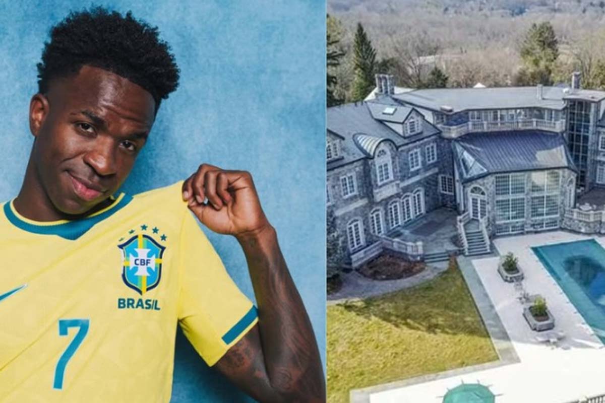 Vini Jr. aluga castelode R$ 55 milhões durante a Copa; conheça