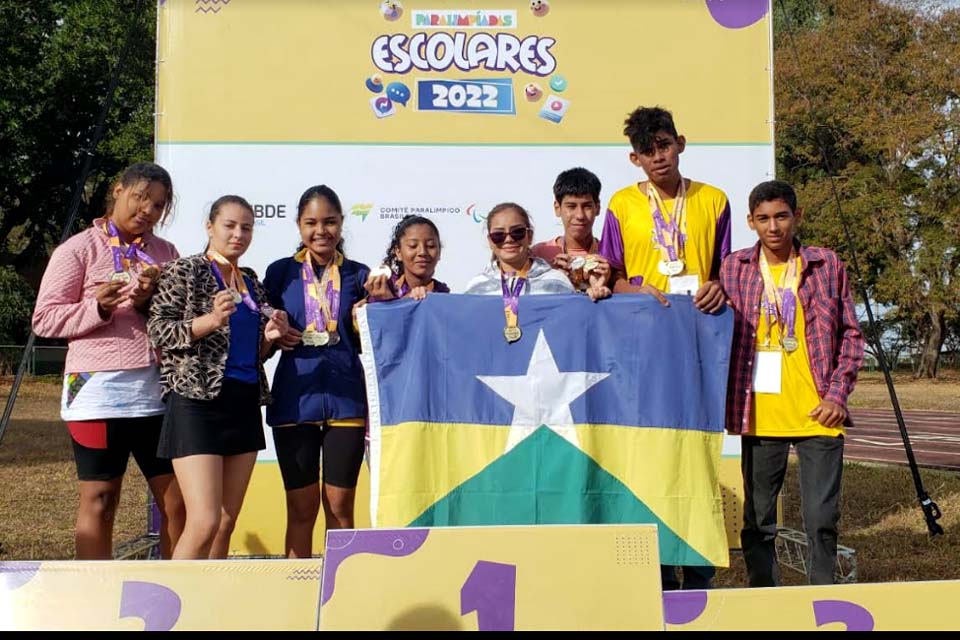 Rondônia conquista 68 medalhas nas Paralimpíadas Escolares 2022, em Brasília
