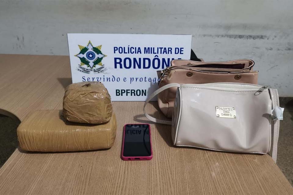 Polícia Militar apreende mais de 1kg de maconha em Nova Mamoré