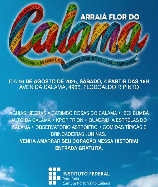 Comissão organizadora finaliza os preparativos para o Arraiá Flor do Calama, que acontece no sábado (16) em Porto Velho