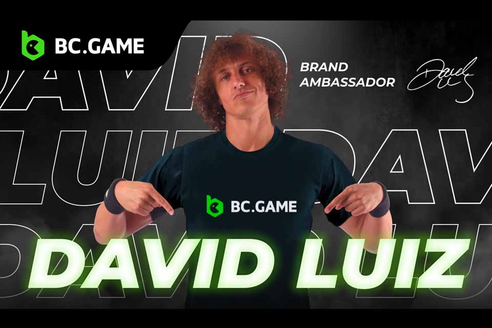 ​​David Luiz agora é o embaixador da BC.GAME