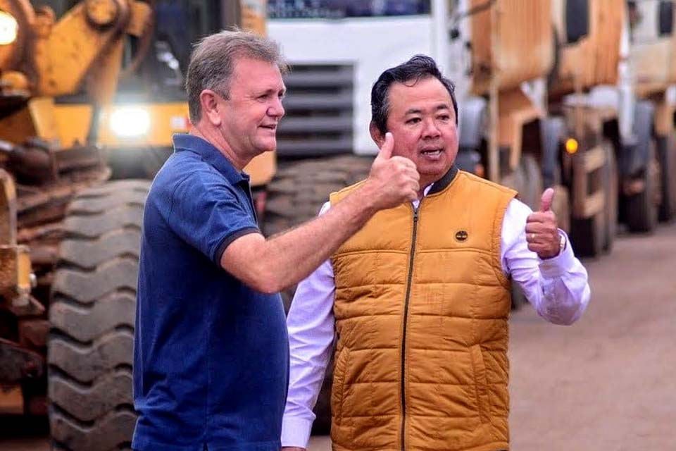 Luizinho Goebel e prefeito de Vilhena apresentam demandas no DER e diretor-adjunto garante usina de asfalto e obras no aeroporto