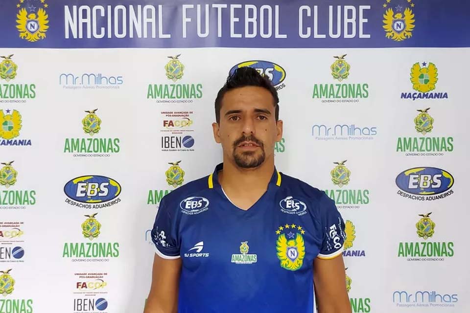 Nacional anuncia Renatinho Goiano, com passagens por Vila Nova, Atlético-GO e Brusque