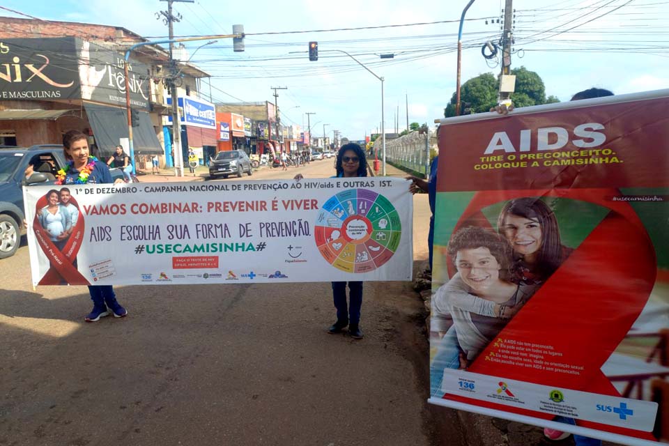 “Pit Stop da Prevenção” orienta motoristas e pedestres da zona Leste de Porto Velho sobre infecções sexualmente transmissíveis