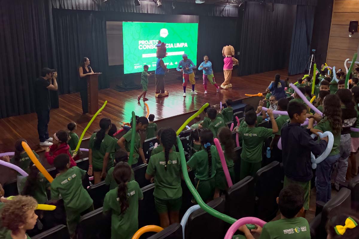 Alunos de Porto Velho arrecadam mais de 46 mil materiais recicláveis e são premiados por projeto ambiental