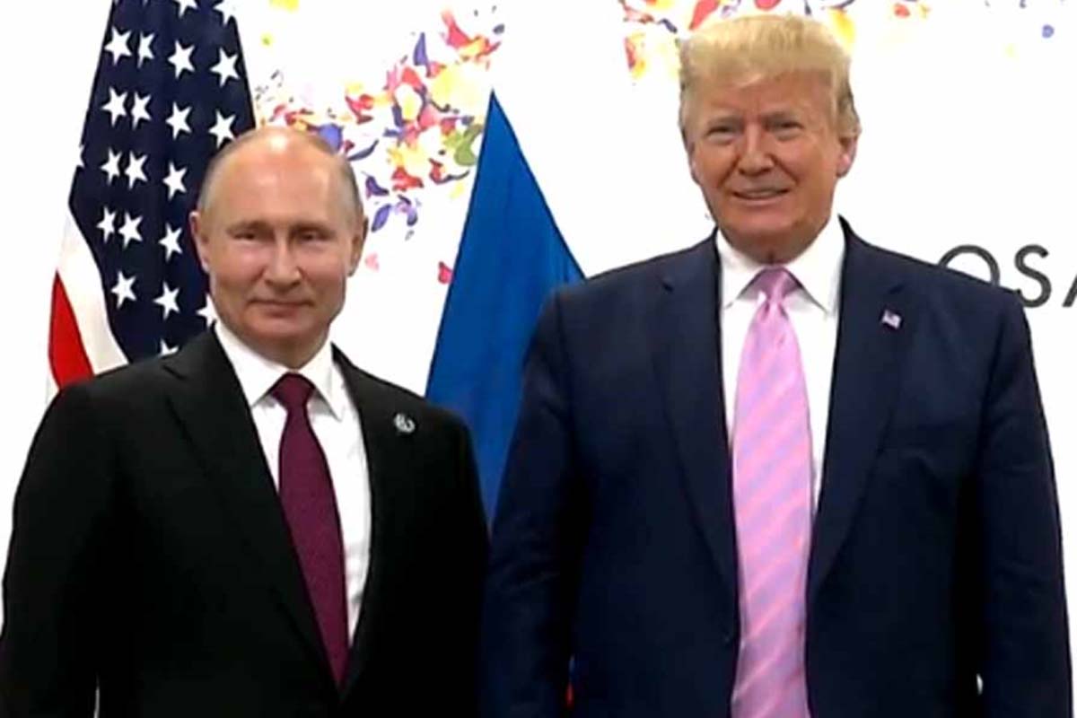 Trump diz que Putin não vai atacar o território da Otan e minimiza viagem do diretor da CIA a Moscou