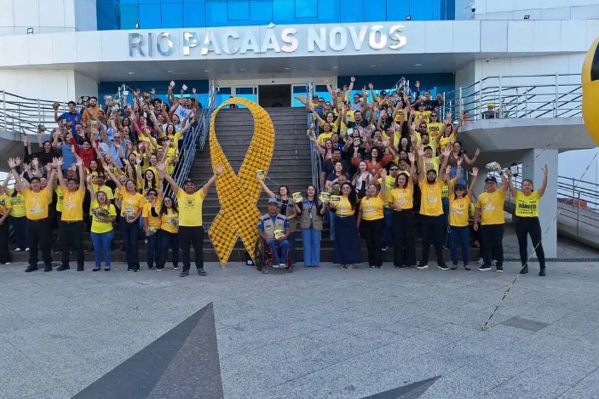 “Dia D” do Maio Amarelo mobiliza servidores no Palácio Rio Madeira em grande Onda Amarela
