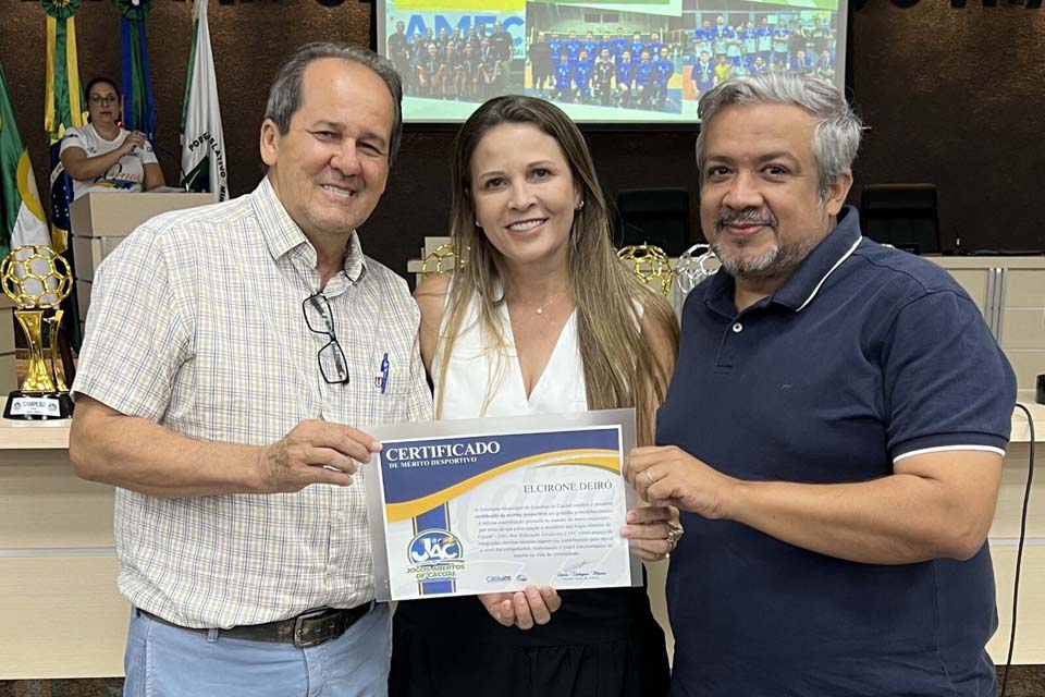  Trabalho do Deputado Cirone Deiró é reconhecido durante lançamento de Jogos Abertos