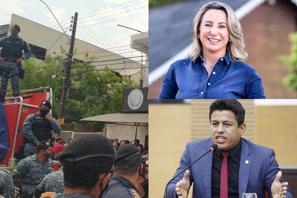 Consternação no sepultamento dos policiais assassinados em Rondônia; e Jaqueline Cassol apoia Fúria em Cacoal