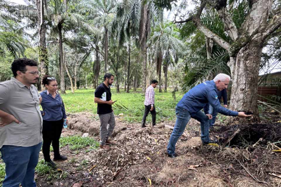 Equipe da Prefeitura de Porto Velho visita Ariquemes para conhecer projeto de compostagem