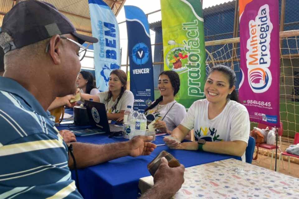 Rondônia Cidadã abre calendário de novembro levando cidadania à população de Mirante da Serra