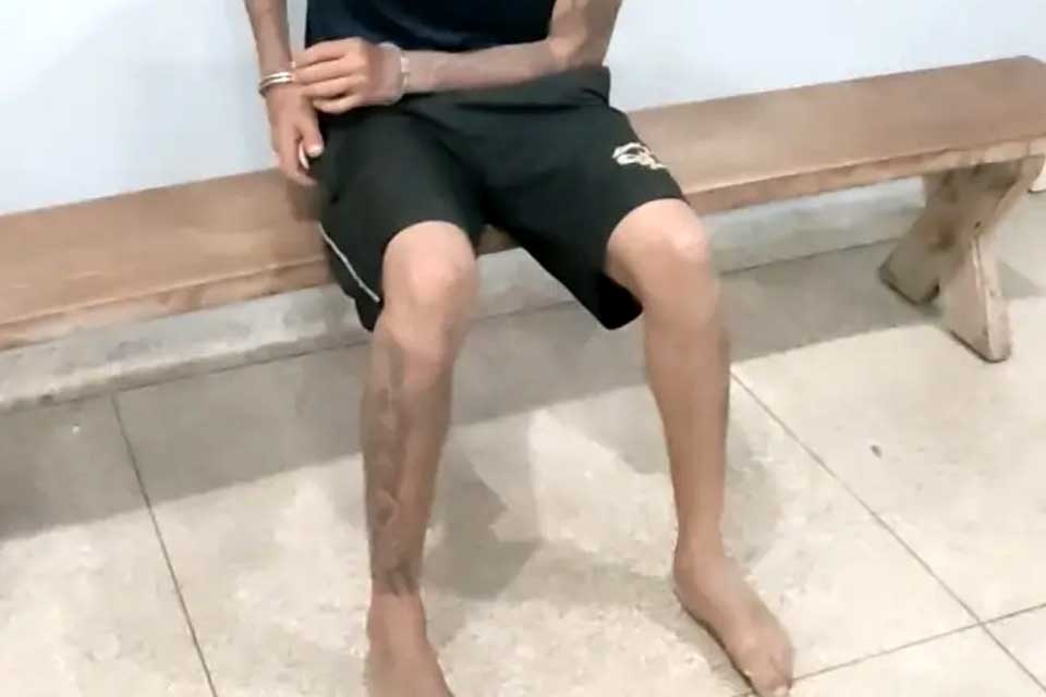 Fugitivo do presídio de Ouro Preto é recapturado em Ji-Paraná  