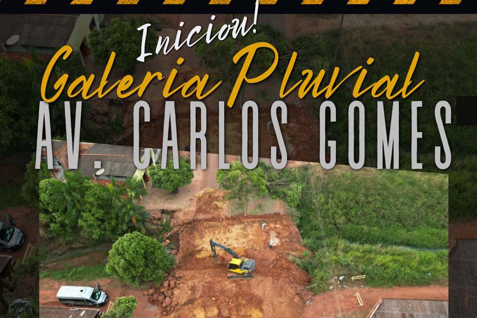 Prefeitura dá início a obra de implantação de galeria no bairro Nova Pimenta