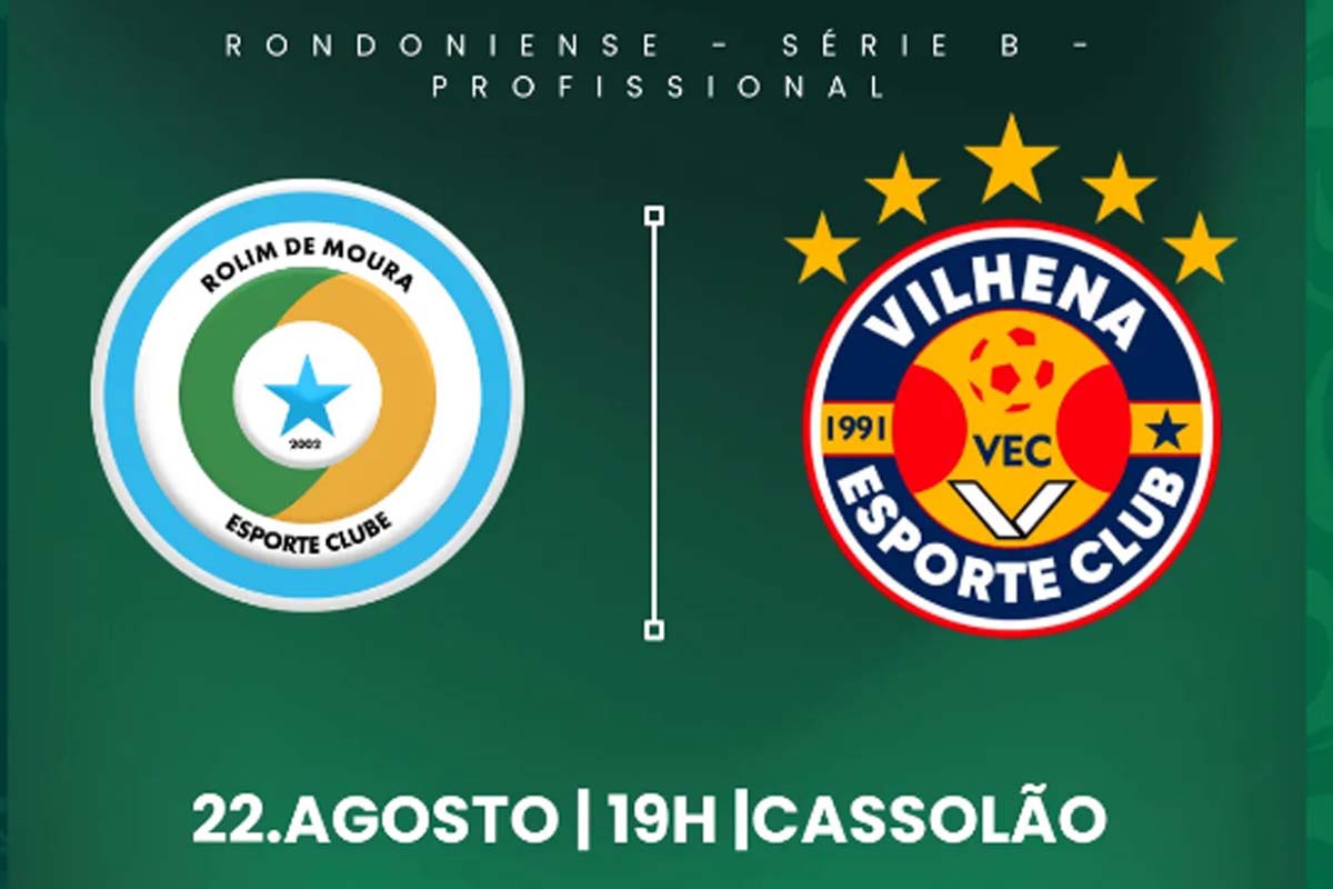 Rolim de Moura Esporte Clube recebe VEC neste sábado no Cassolão