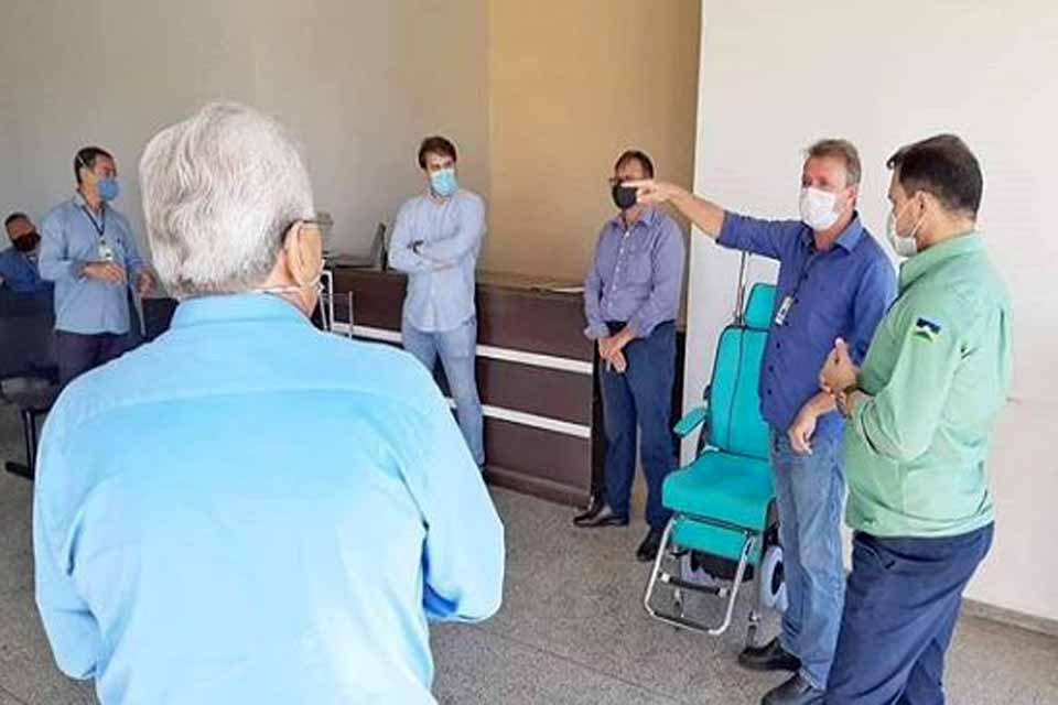  Deputado Luizinho Goebel visita aeroporto em Vilhena e solicita melhorias ao Governo