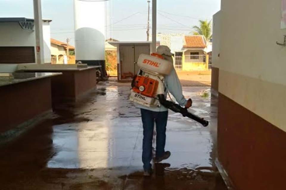 Feirão do Produtor passa por desinfecção e sanitização no combate ao COVID-19