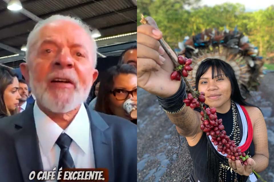 Presidente Lula destaca café produzido em Rondônia pela primeira barista indígena do Brasil