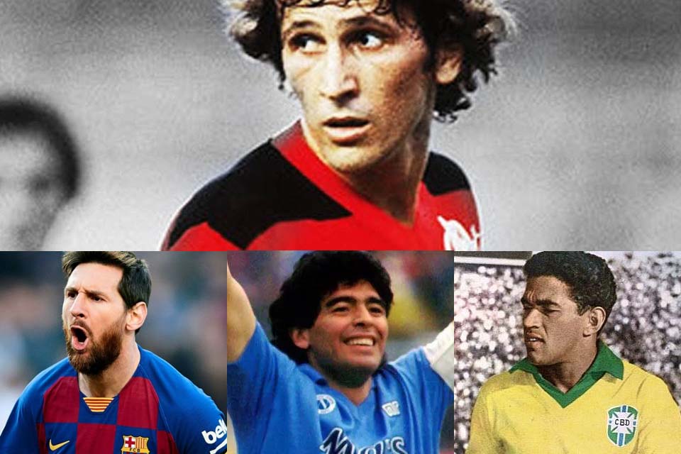 VÍDEO - Blogueiro diz que Zico foi craque, mas não gênio como Messi, Maradona e Garrincha