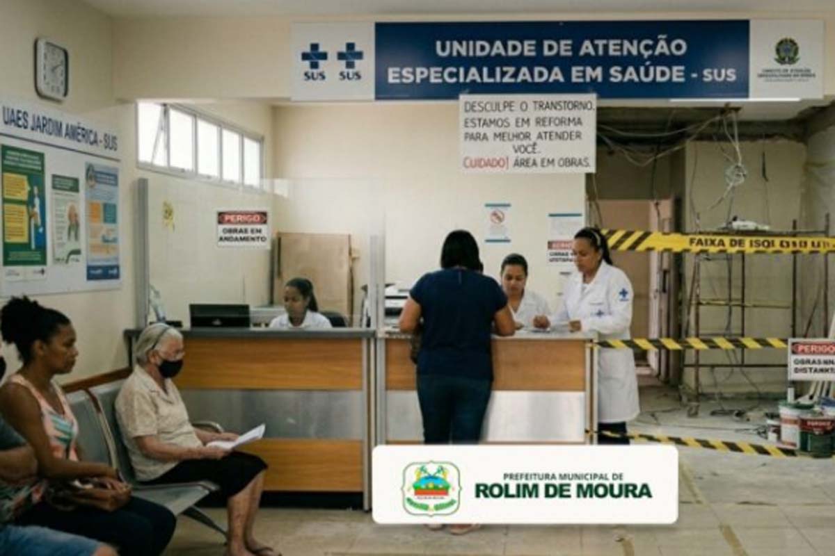 Saúde de Rolim de Moura recebe investimento de R$ 1,8 milhão para ampliação de unidade especializada