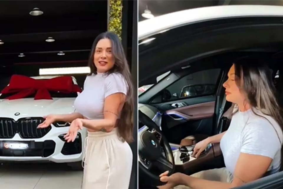 Juju Salimeni se presenteia com um carrão e seguidores se surpreendem: 'Poderosa'