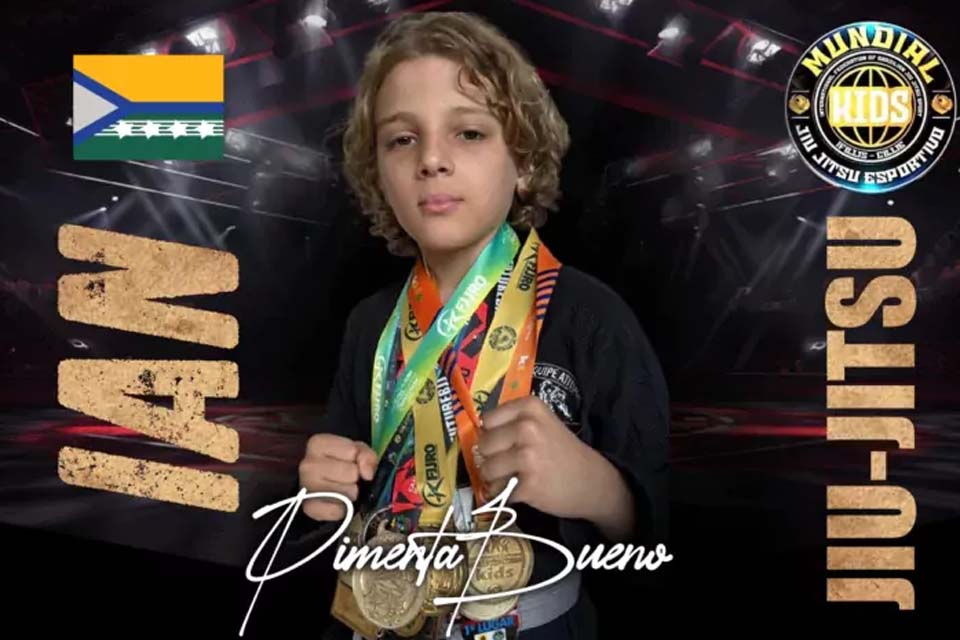 Atleta de Pimenta Bueno vai disputar o mundial de Jiu-Jitsu em São Paulo