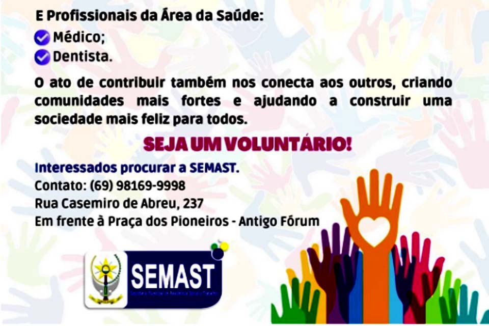 Prefeitura informa quer relizará ação social na zona Rural do município