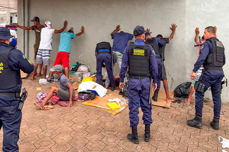 Forças de segurança atuam em ação preventiva em Espigão do Oeste