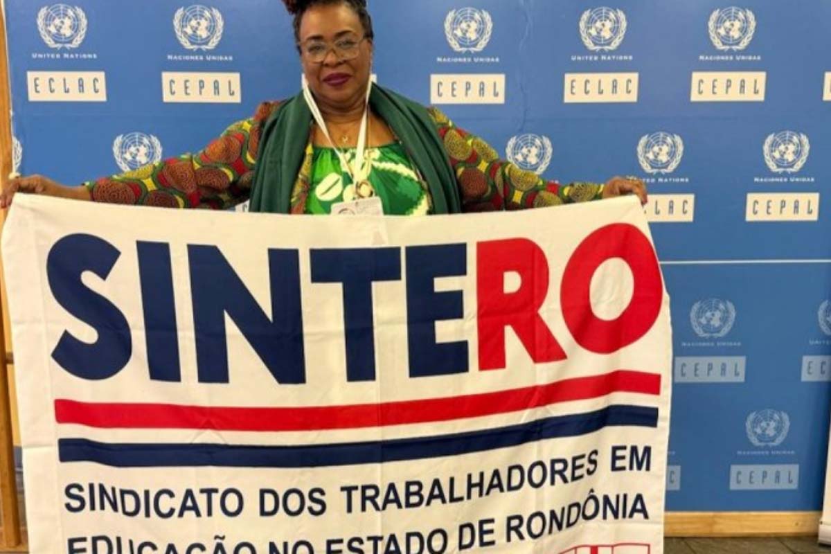 Diretora do SINTERO leva pauta racial a fórum internacional no Chile; Rosa Negra integra delegação brasileira