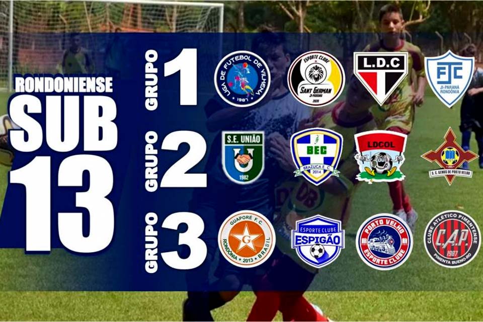 Federação divulga tabela e regulamento do Rondoniense Sub-13; Cacoal será a sede do Estadual Infantil
