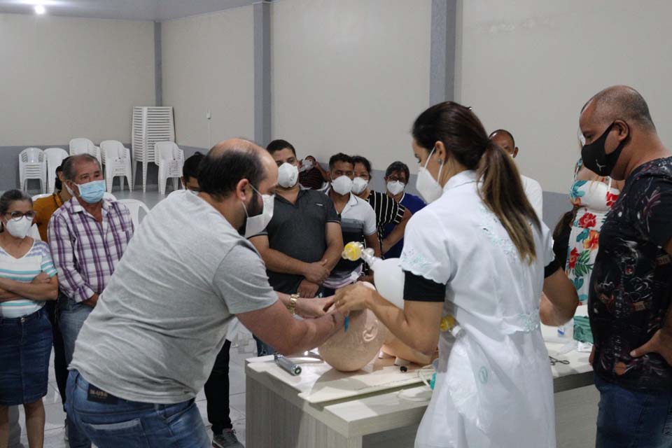 Sesau capacita profissionais de saúde dos município de Machadinho, Vale do Anari e Theobroma