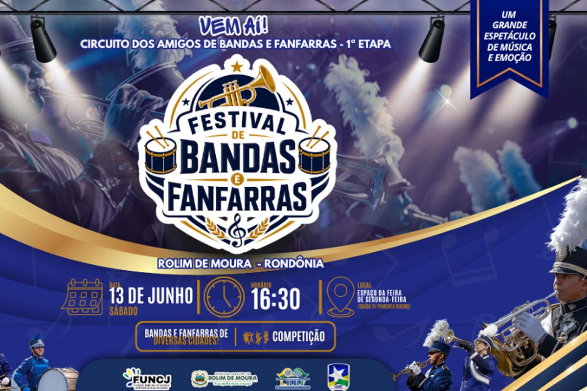 Fundação de Cultura e Juventude abre inscrições para o Circuito dos Amigos de Bandas e Fanfarras (CABF) 