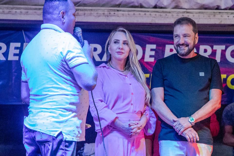 Prefeito Hildon Chaves e primeira-dama Ieda Chaves participam da 13ª edição do Arraiá da Leste