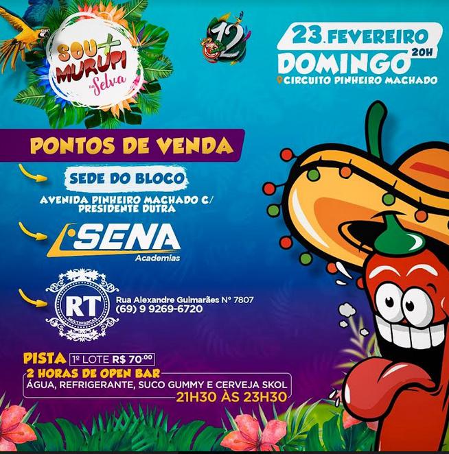 Bloco Murupi 2020 prepara o melhor carnaval de Rondônia