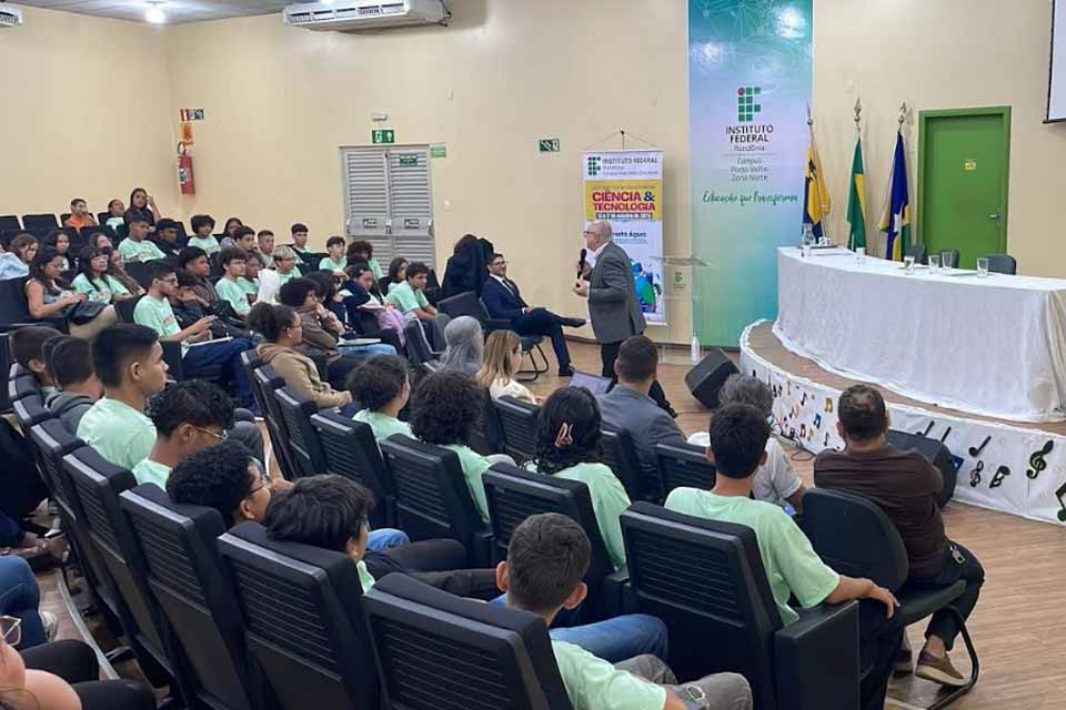 IFRO promove cultura oceânica e inovação na 22ª Semana Nacional de Ciência e Tecnologia em Porto Velho