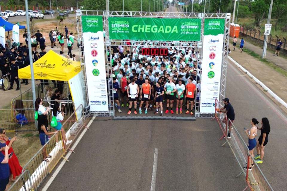 Corrida Setembro Cinza reúne sociedade em atividade voltada a saúde, educação ambiental e esporte