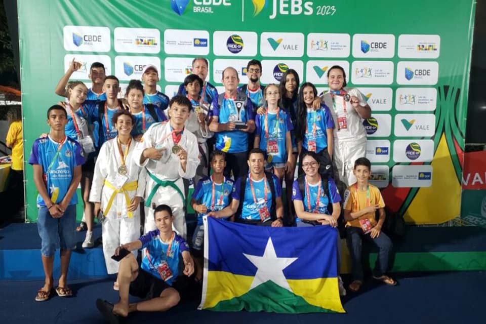 Rondônia estreia conquistando medalhas e troféus nos Jogos Escolares Brasileiros, em Brasília