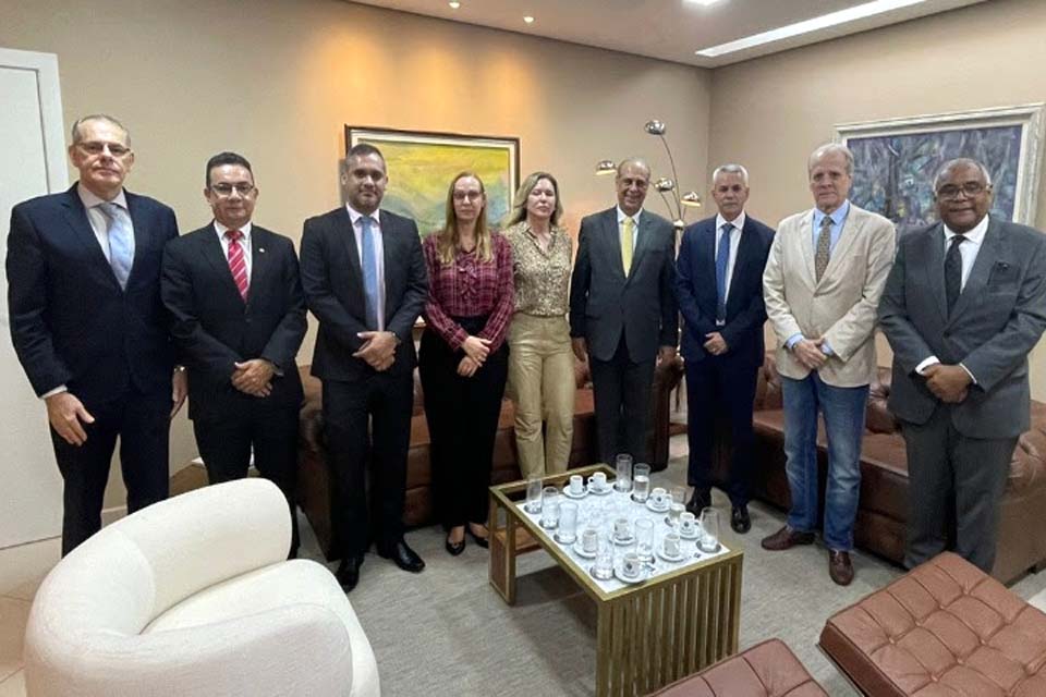 Integrantes do MP fazem visita à nova Cúpula Diretiva do Tribunal de Justiça e reafirmam parceria interinstitucional