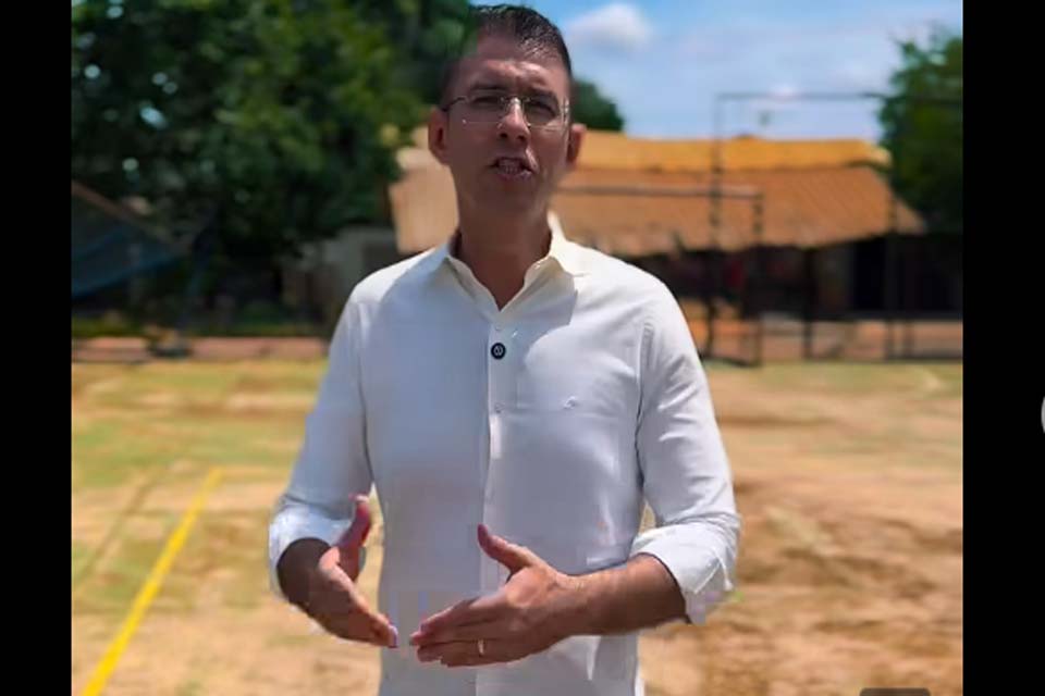 Vereador Pedro Geovar solicita reforma de quadra esportiva no Bairro Aeroclube na zona sul 
