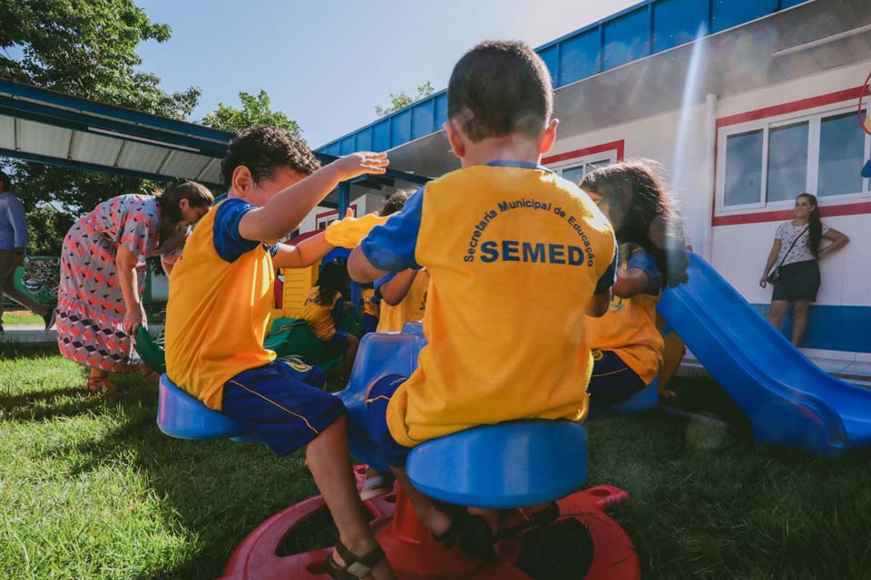 Escola modelo de educação infantil é inaugurada em Porto Velho