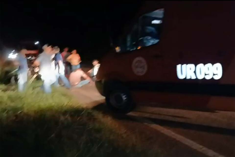 Acidente envolvendo duas motos deixa um morto e outro ferido na BR 435
