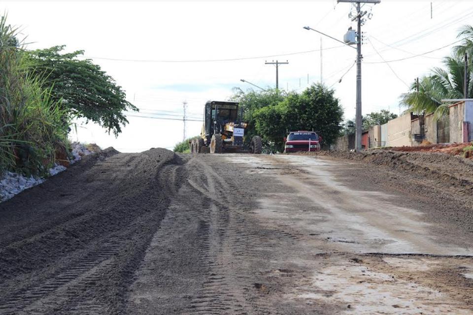 Prefeitura de Ji-Paraná pavimenta ruas Padre Adolfo e Presidente Vargas